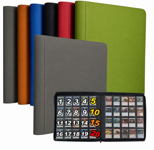 Pocket trading card binder - card,