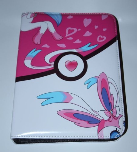 Pink pokemon card folder - pokemon,