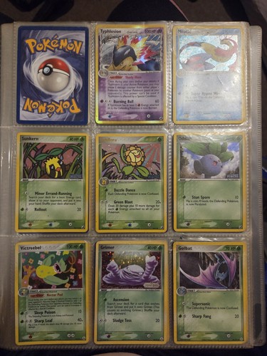Pokemon card bundle - card, folder